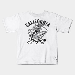 Surfing California Kids T-Shirt